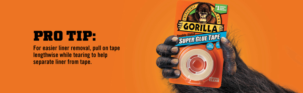 Gorilla Double-Sided Super Glue Tape