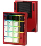 ZMX YUMI17 Mechanical Number Pad,VIA/QMK Programmable Macro Numpad Aluminum Quick Realease Hot Sw...
