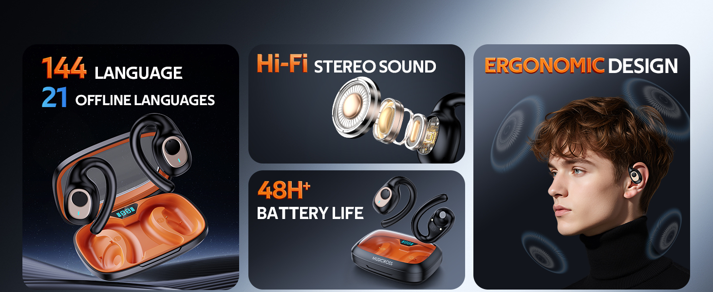 translation earbuds translation earbuds real time open ear earbuds wireless earbuds