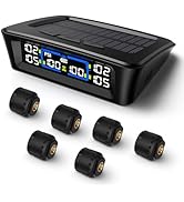 Tymate TM12 RV Tire Pressure Monitoring System, TPMS with USB/Solar Charge, 2026 Latest Version, ...