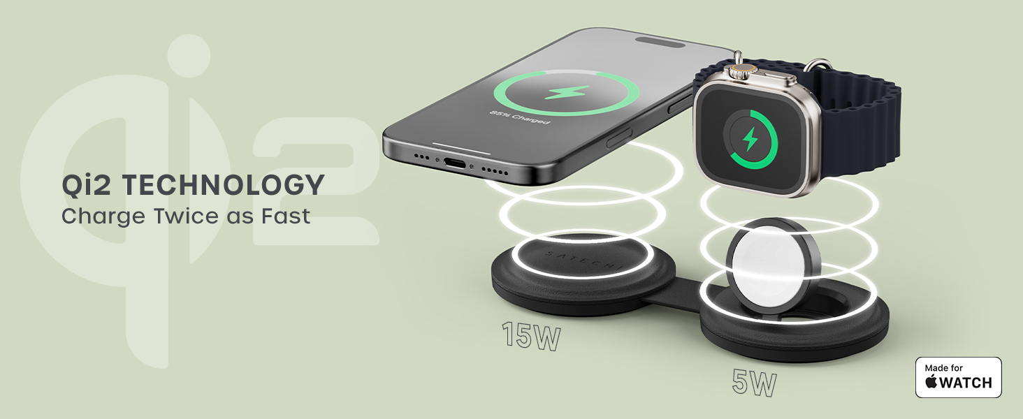 OntheGo 2-in-1 Wireless Charger