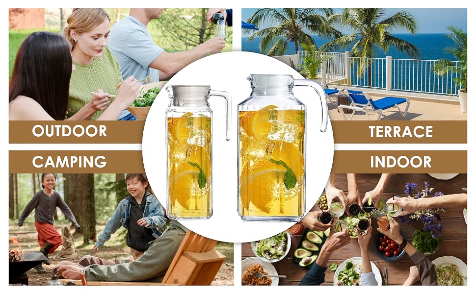 Pitcher indoor and outdoor use