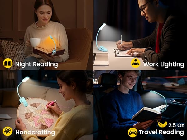 reading lights for books at night