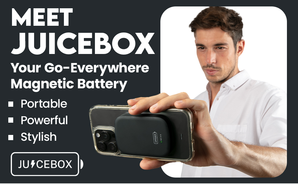 wireless charger for iphone portable magnetic powerbank battery pack fast charging