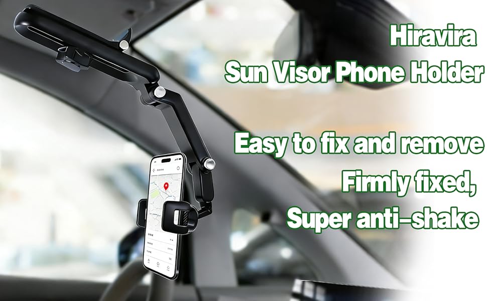 sun visor phone holder