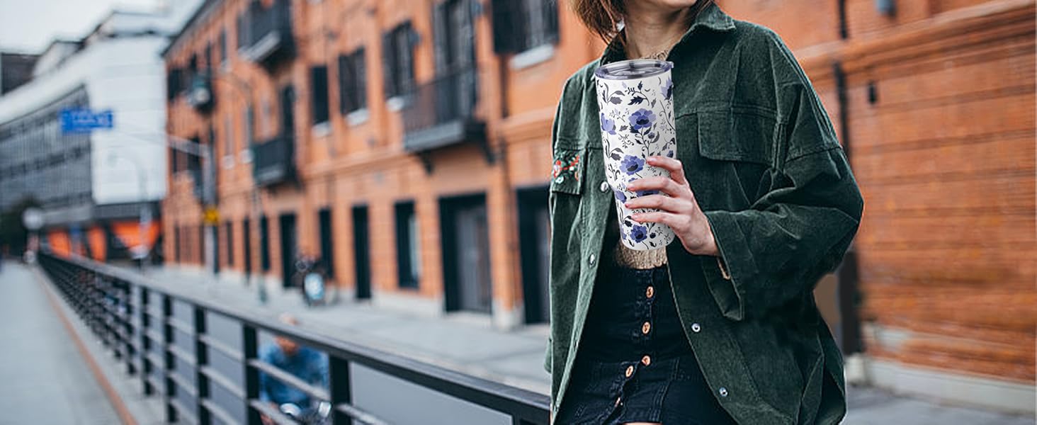 40oz tumbler travel coffee mug