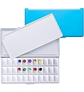 MEEDEN Airtight Leakproof Watercolor Palette Travel Paint Tray with A Large Mixing Areas, 33 Well...