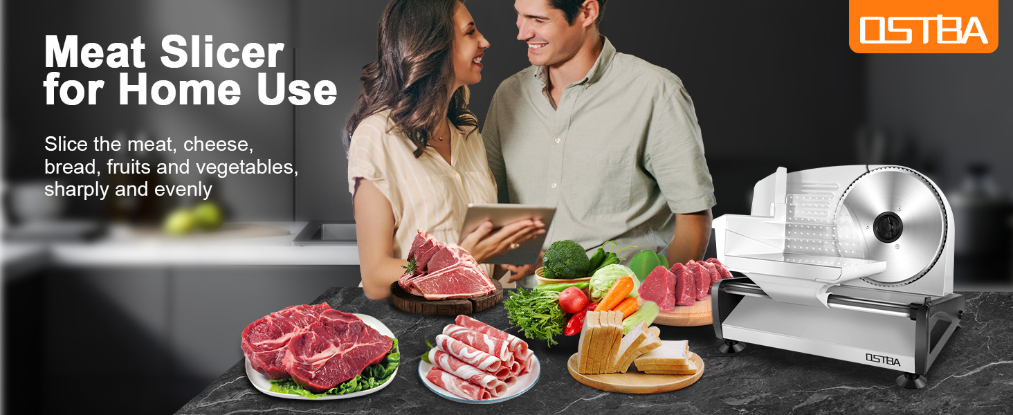 Meat Slicer Electric Deli Food Slicer