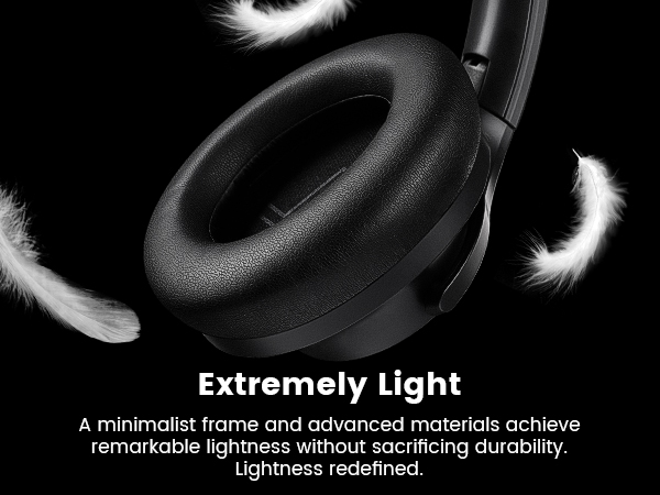 1Mii Y8+ Hybrid Noise Cancelling Headphones Bluetooth 6.0, Wireless LDAC Hi-Res Audio