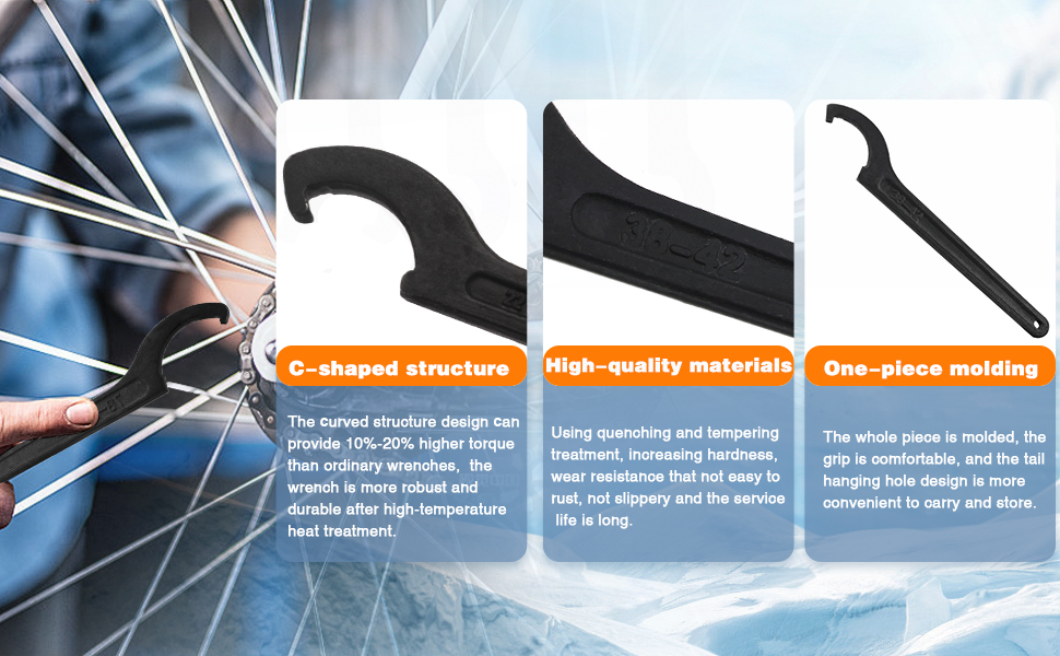 C Hook Spanner Wrench