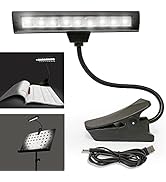 AxcessAbles Orchestra 9 LED USB Music Stand Light | Clip-On USB or Battery Operated Lamp with Adj...