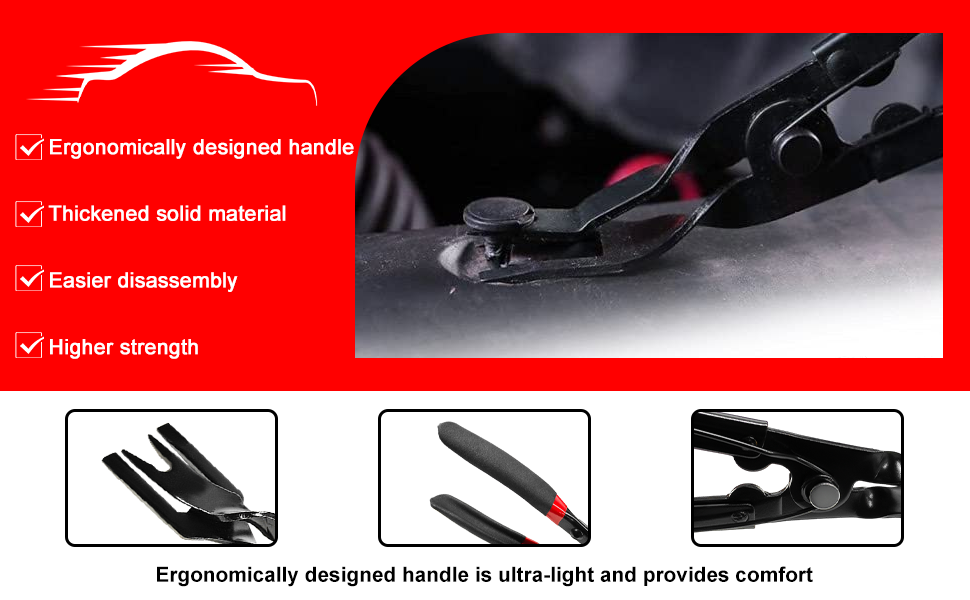 Vinyl handle provides a comfortable grip and minimizes hand fatigue over long time use.