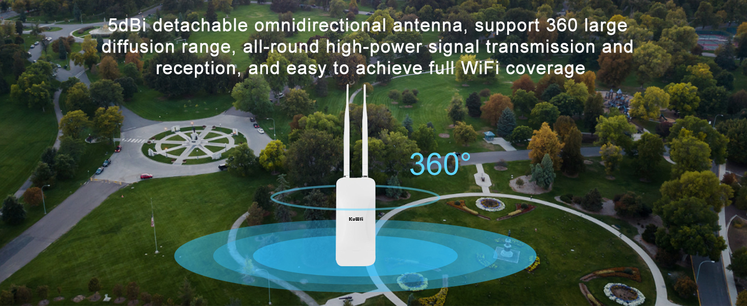 KuWFi Outdoor WiFi Wireless Access Point