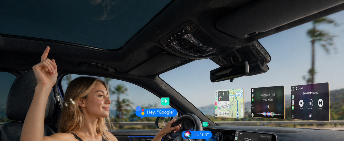 2026 Wireless CarPlay &amp;amp; Android Auto Adapter