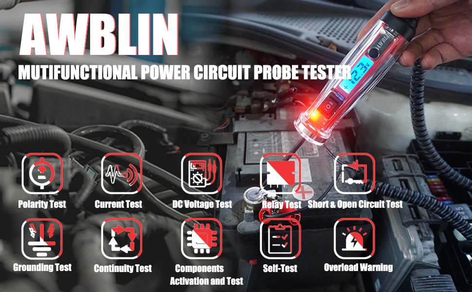 multifunctional power probe tester