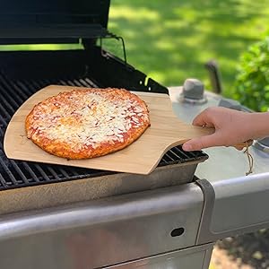 pizza oven accessories pizza peel 16 inch pizza cutter rocker blade cast iron pizza pan bamboo peel
