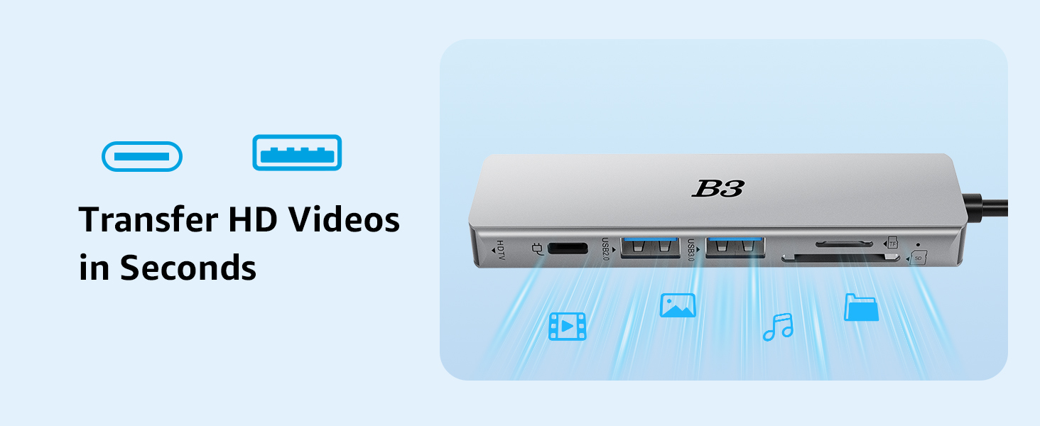 Text reads 'Transfer HD Videos in Seconds', 'alta calidad', 'Chenilla de', 'Cuero artificial'. Product image shows features of what appears to be an office chair with different material options and specifications.