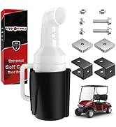 VYYOKMU Universal Golf Cart Sand Bottle with Holder, No Drilling Golf Cart Divot Filler Sand Bott...