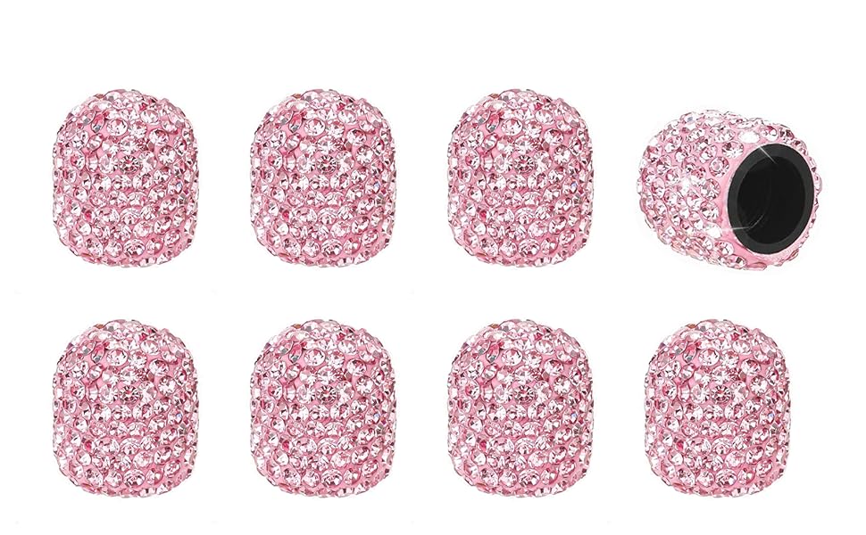 Tire Valve Stem Caps Bling Handmade Crystal Rhinestone