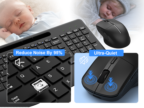 quiet keyboard and mouse 