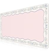 HAOCOO Pink Desk Pad Mat, Cute Desk Matt for Desktop, Non-Slip Large Mouse Pad for Desk, Waterpro...