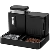 ZOMISIA Gravity Pet Feeder 0.8GALx2 Black