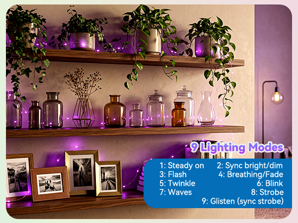 color changing fairy lights battery operated