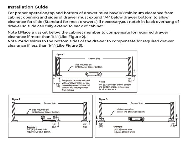 drawer slides