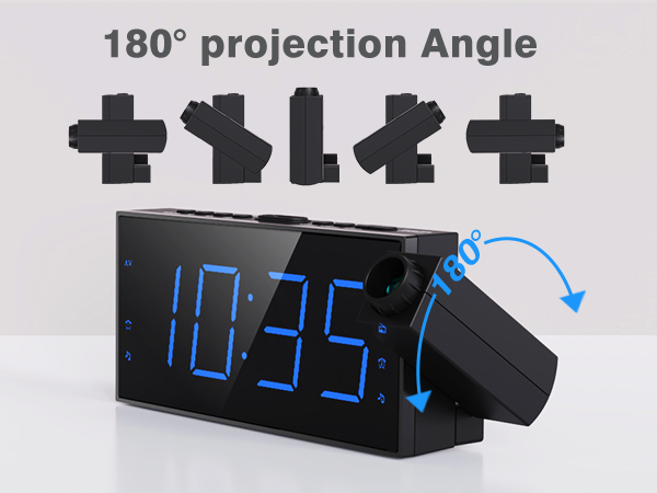 Projection Alarm Clock Radio