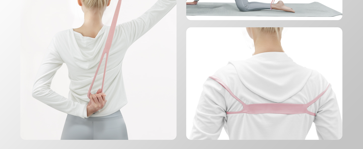 Resistance Bands with Handles Exercise Band with Stretch Figure 8 