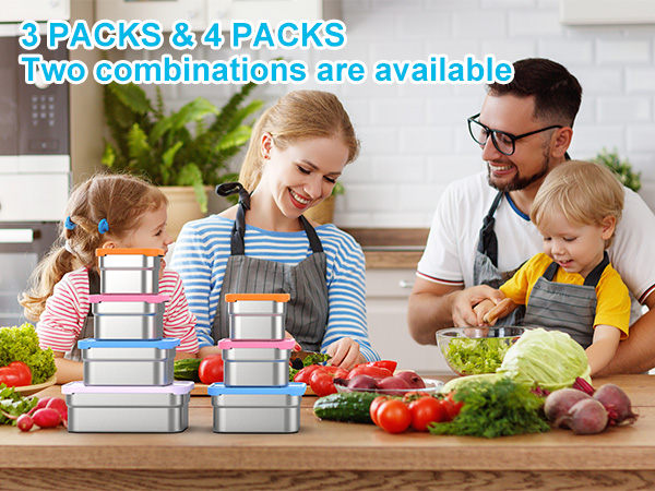 stainless steel snack box for kids stainless steel bento box leakproof