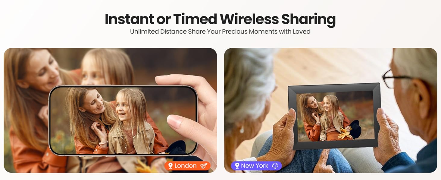  Digital Picture Frame WiFi 10.1inch