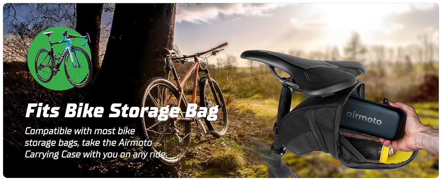 compresor bomba portatil carrying case box travel storage bag inflator air holder compatible tire 