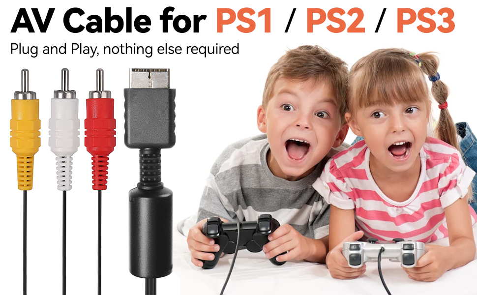 ps2 av cable