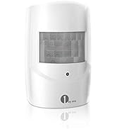 1byone Motion Sensor Alarm 1000 FT Range Extra Loud Chimes Home Security Alarm System with 1 Weat...