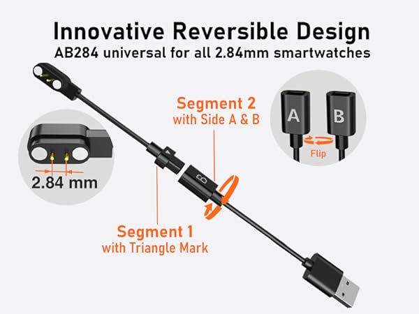 Reversible Magnetic Charging Cable AB284