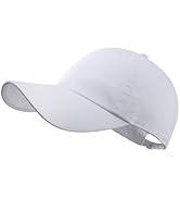 GADIEMKENSD Unstructured Baseball Cap Adjustable, Running Hat for Men Women, Cotton Dad Hat Plain...
