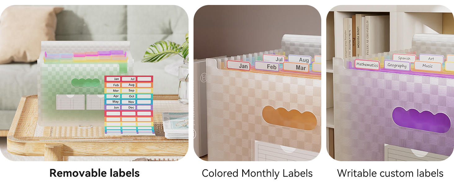 ThinkTex Accordion File Organizer, 12 - Pocket