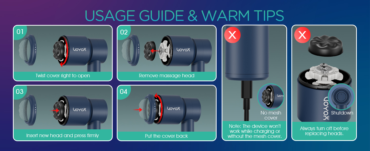 USAGE GUIDE &amp;amp; WARM TIPS
