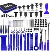 GOOACC 330Pcs Trim Removal Tool, Auto Push Pin Bumper Retainer Clip Set Fastener Terminal Remover...
