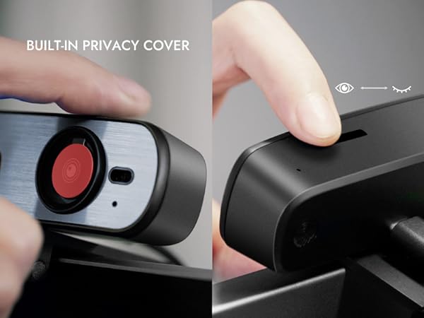 Webcam with Privacy Cover