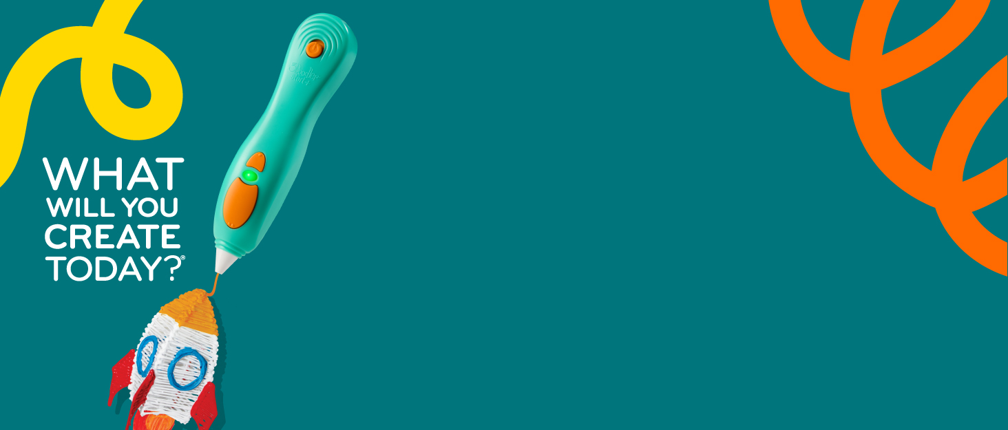 3Doodler Start+ 3D Printing Pen and Rocket. What Will You Create Today?