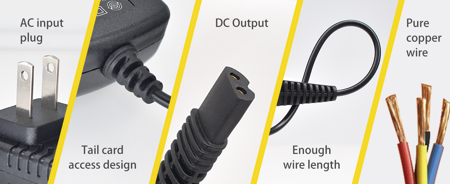 Replacment for BaByliss PRO Shaver FXFS2 Charger