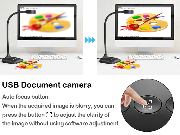 Document camera teachers classroom USB teaching web cam PC webcam light LED 1080P 1944P