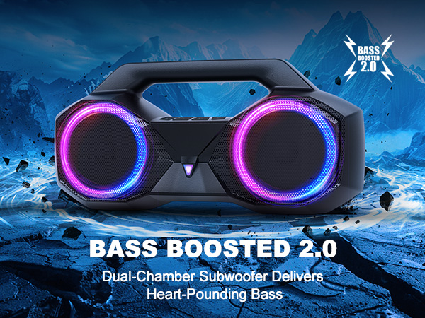 bluetooth speaker loud with bass