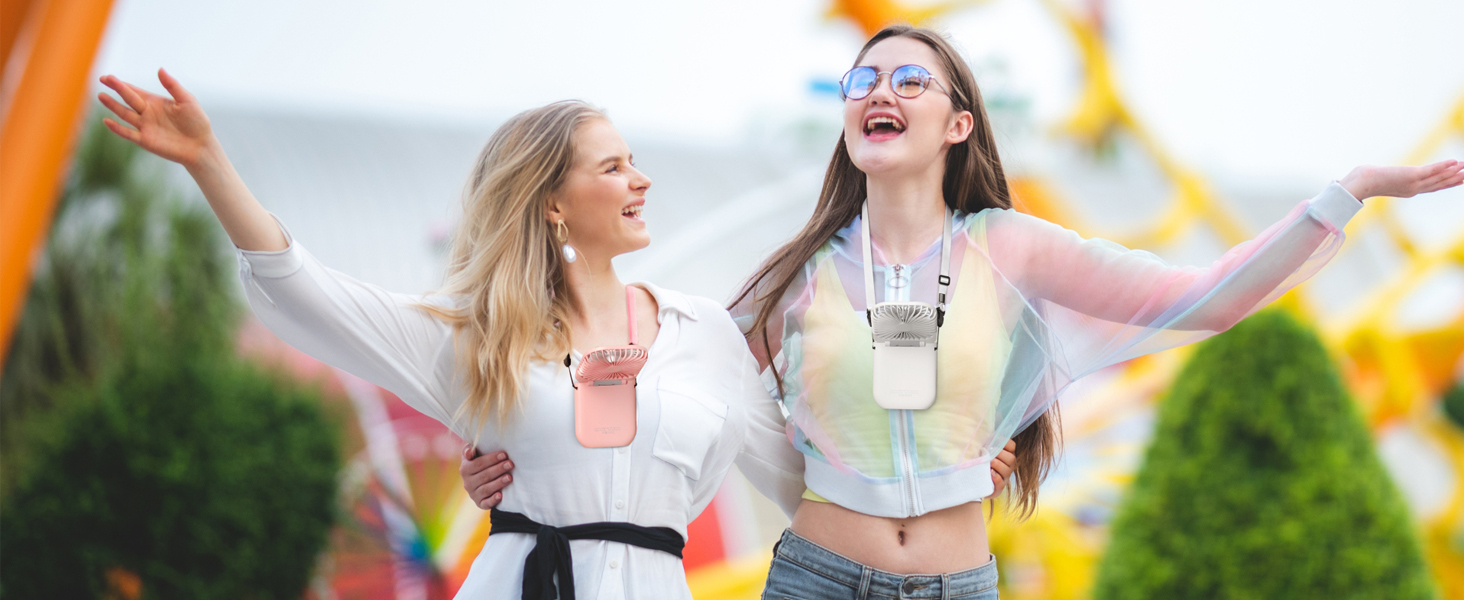 mini neck fan for beach essentials for women