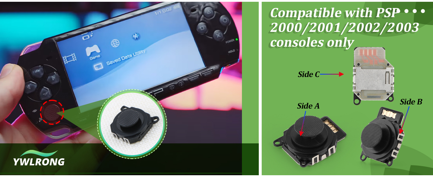3D Joysticks is for Sony PSP 2000 2001 2002 2003