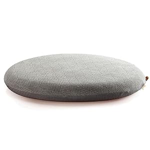 grey round seat cushion