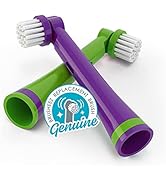 Brusheez Electronic Toothbrush Replacement Brush Heads 2 Pack (Snappy The Crocodile)