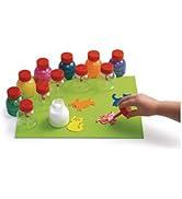 Colorations Glue Jar Set, 12 Empty Glue Bottles with Brushes, Classroom, Art Supplies, School Sup...